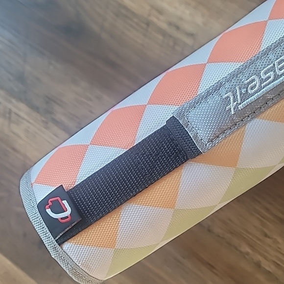 Case It 3" Trapper Keeper, Retro, Diamonds, Colorful, Grey, Zipper, School - Picture 4 of 11